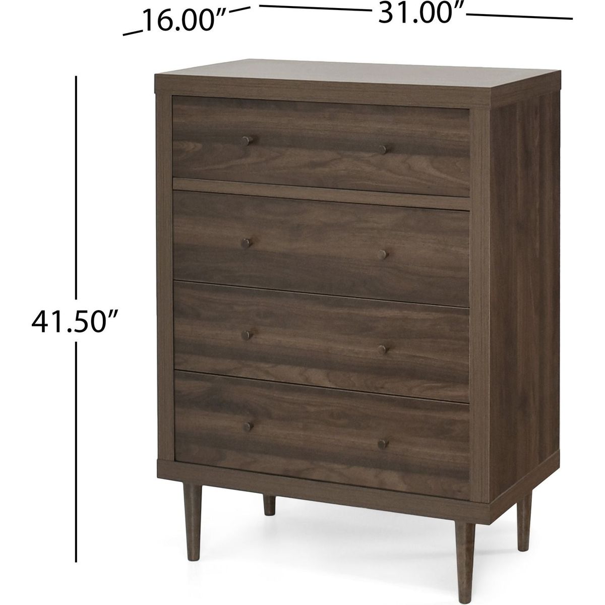 NORDIC 4-DRAWER CHEST