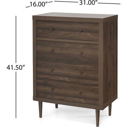 NORDIC 4-DRAWER CHEST