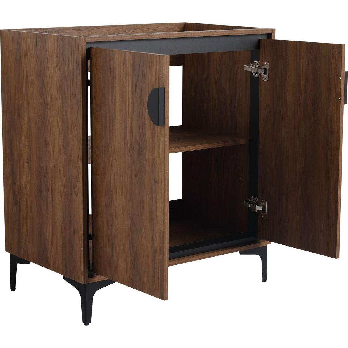 30 "Bathroom Vanity, 2 doors, Bathroom Cabinet Vanity Freestanding Cabinet Engineering wood Frame(Cabinet Only)