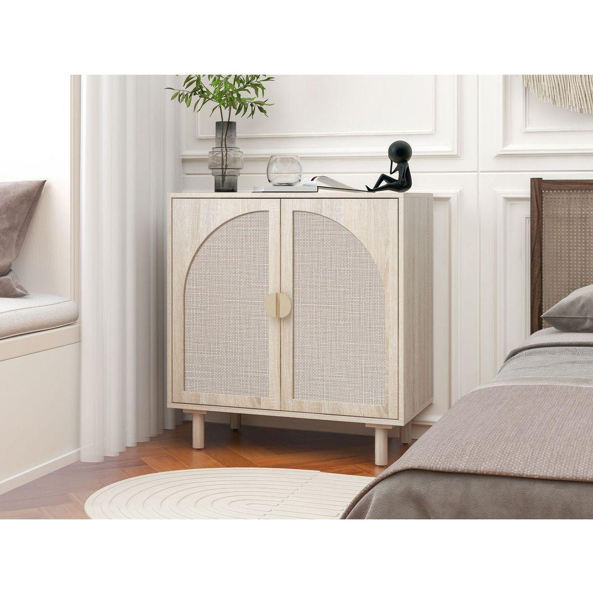 2 door cabinet, Suitable for Bedroom, Living Room, Study