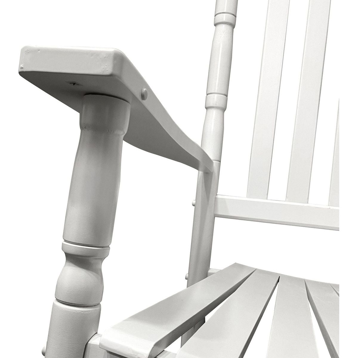 BALCONY PORCH ADULT ROCKING CHAIR - WHITE