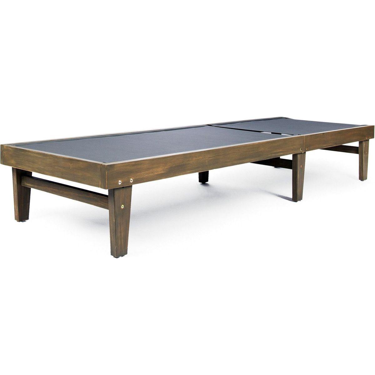 SUMMERLAND CHAISE LOUNGE - DARK GREY MESH