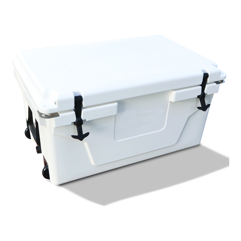 White outdoor Camping Picnic Fishing portable cooler 65QT Portable Insulated Cooler Box