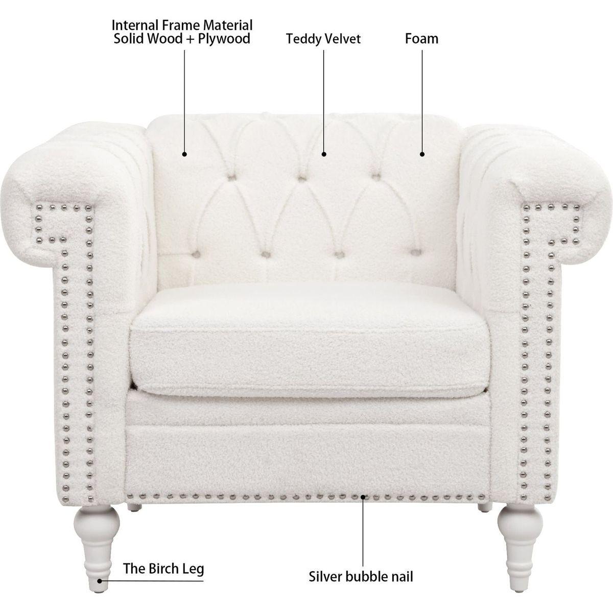 1 Seater Sofa For Living Room