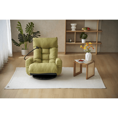 Adjustable head and waist, game chair, lounge chair in the living room, 360 degree rotatable sofa chair,Rotatable seat Leisure Chair deck chair