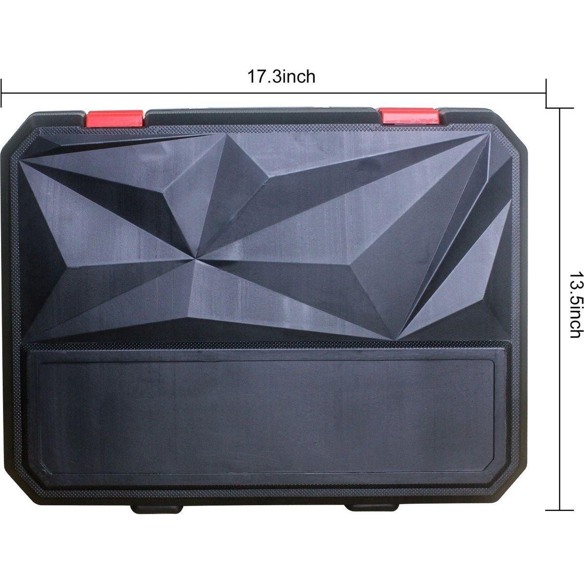 Black Hand Tool Box with Toolset 238Pcs