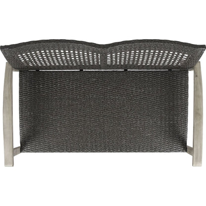 HAMPTON WOOD + WICKER LOVESEAT