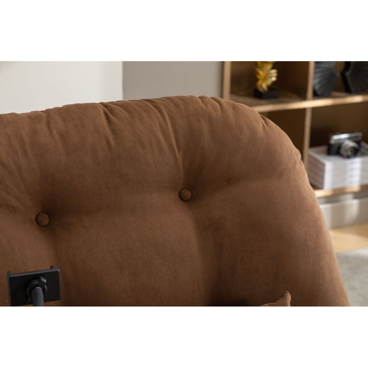 Power Recliner Swivel Glider USB Charger With Bluetooth Music Player Different Function Sleep Working Game and Leisure Model Grey