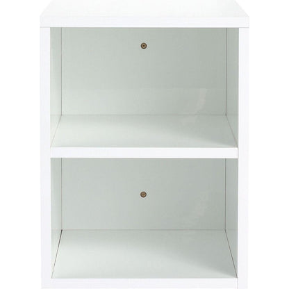 12 Inch Small Wall Mounted Storage Shelves, Suitable For Small Bathroom, Glossy White