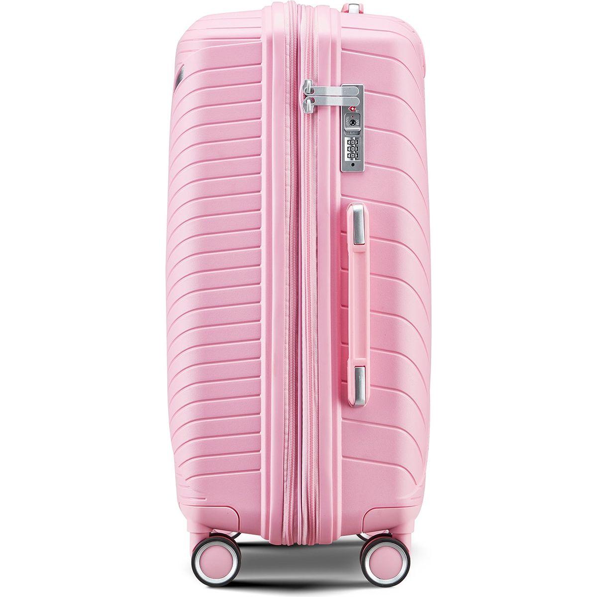 Luggage Sets 4 Piece(14/20/24/28), Expandable Lightweight Suitcase with 4 Double 360 Degrees Mute Spinner Wheels PP Materials Durable TSA Lock Travel Luggage