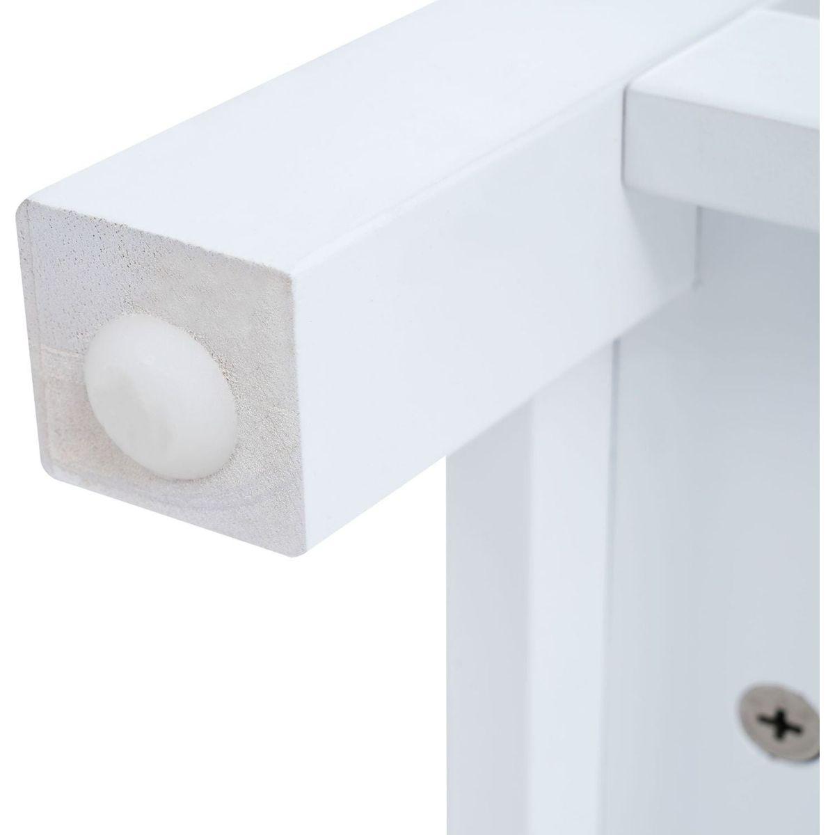 Modern 30inch Navy Blue/White Bathroom Vanity Cabinet Combo with Open Storge, Two Drawers