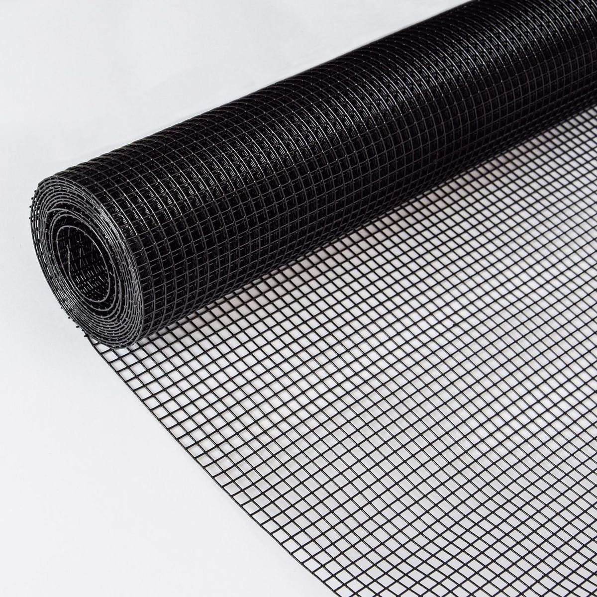 36 inchx50 ft Black Vinyl Coated Hardware Cloth 19 Gauge 1/4 inch Black PVC Hardware Cloth, Black Welded Wire Fence Supports Poultry-Netting Cage-Home Improvement and Chicken Coop - Streamdale Furniture