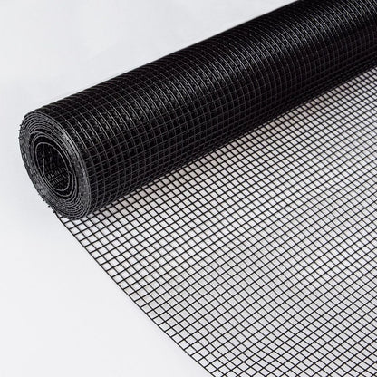36 inchx50 ft Black Vinyl Coated Hardware Cloth 19 Gauge 1/4 inch Black PVC Hardware Cloth, Black Welded Wire Fence Supports Poultry-Netting Cage-Home Improvement and Chicken Coop - Streamdale Furniture