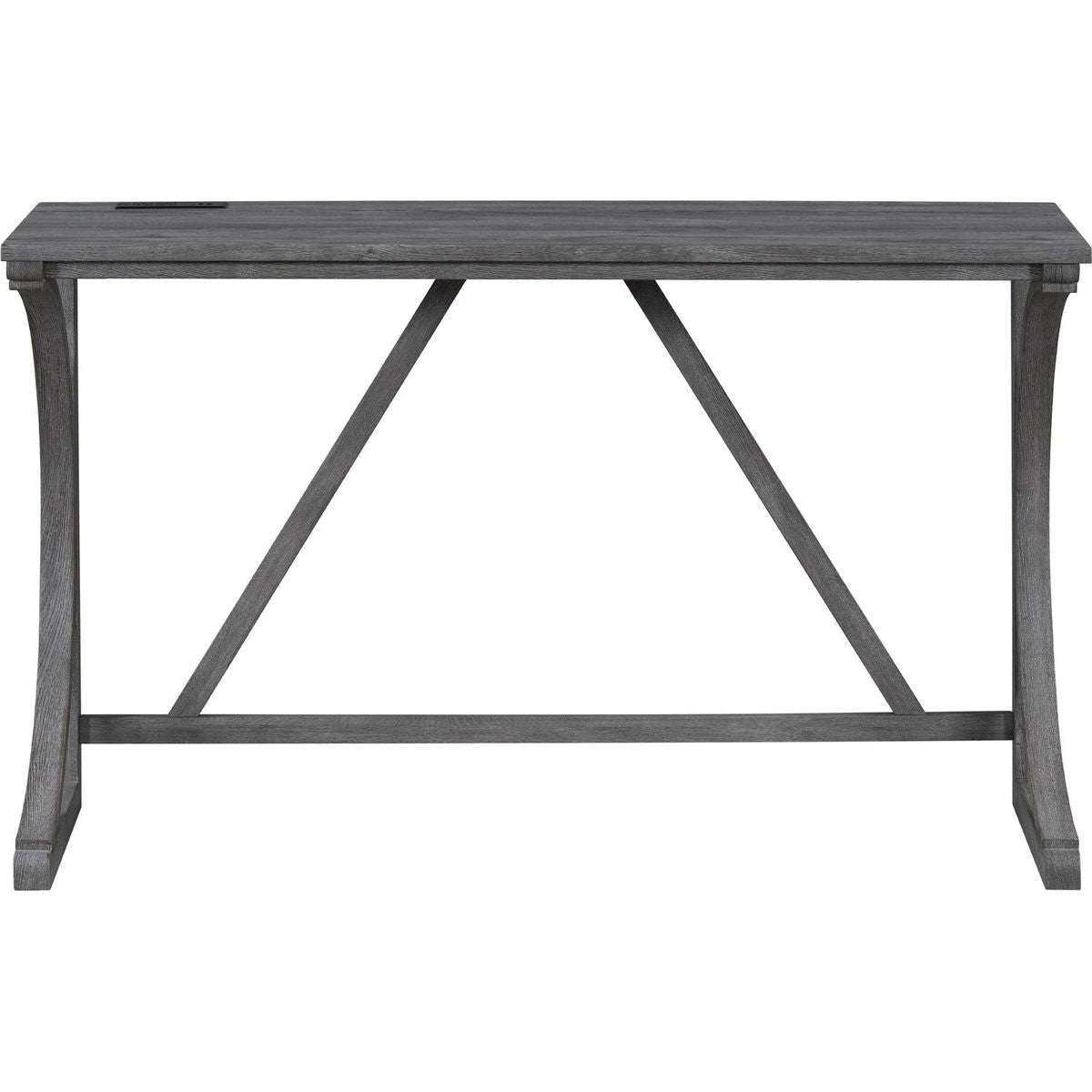 Bar Table Set with Power Outlet, Bar Table and Chairs Set, 4 Piece Dining Table Set, Industrial Breakfast Table Set, for Living Room, Dining Room, Game Room