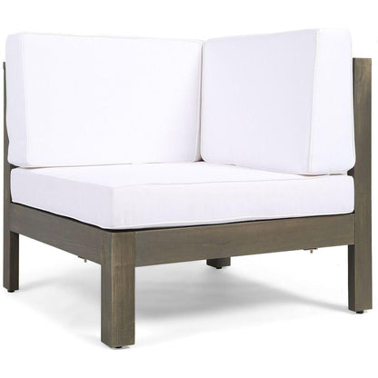 OANA CORNER CHAIR, WHITE