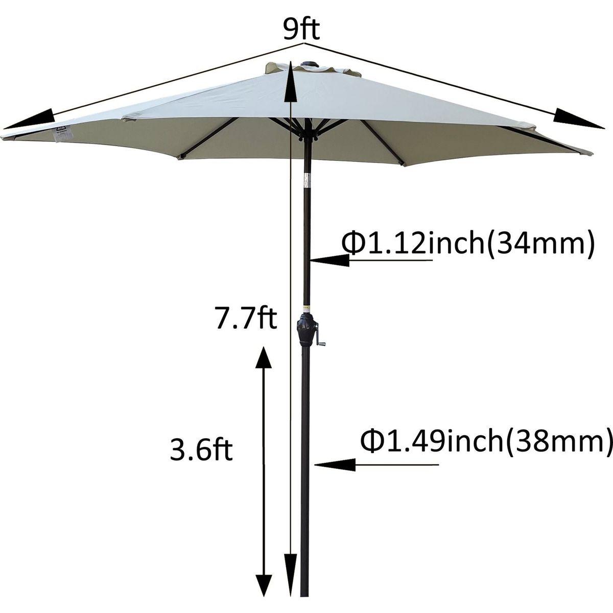 9FT UMBRELLA Frozen Dew