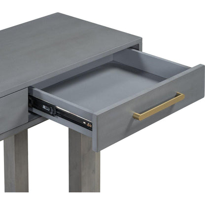 Elegant Console Table with Three Drawers, Extra Long Entryway Table for Entryway, Hallway, Living Room, Foyer, Corridor