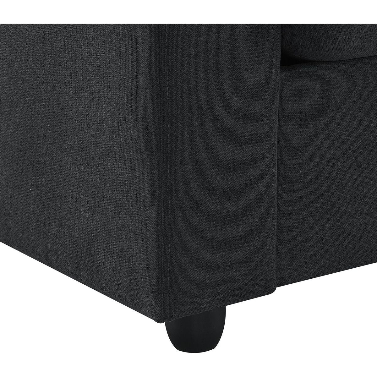 100.4x64.6" Modern Sectional Sofa,L-shaped Couch Set with 2 Free pillows,4-seat Polyester Fabric Couch Set with Convertible Ottoman for Living Room, Apartment, Office,4 Colors