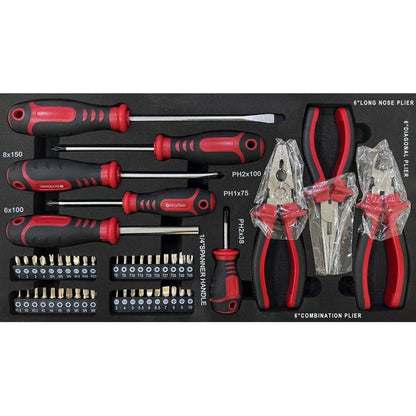 3 Drawers Tool Box with Tool Set