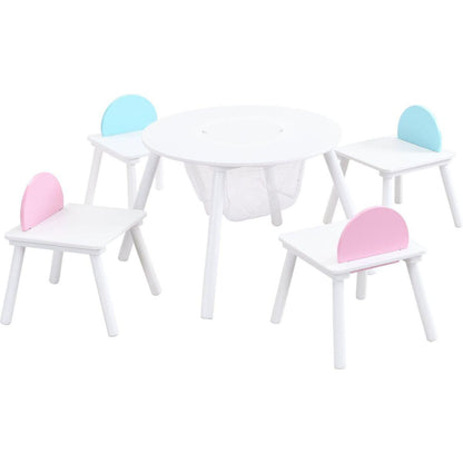Children's panel table with 4 chairs