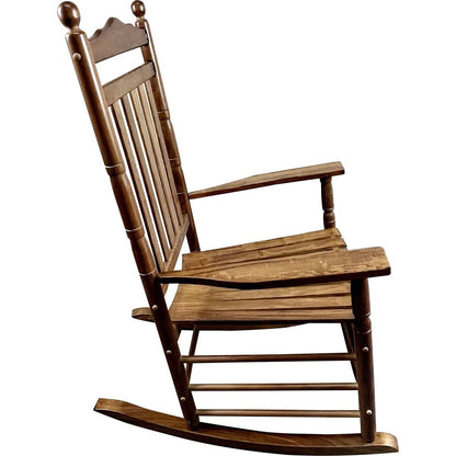 BALCONY PORCH ADULT ROCKING CHAIR OAK