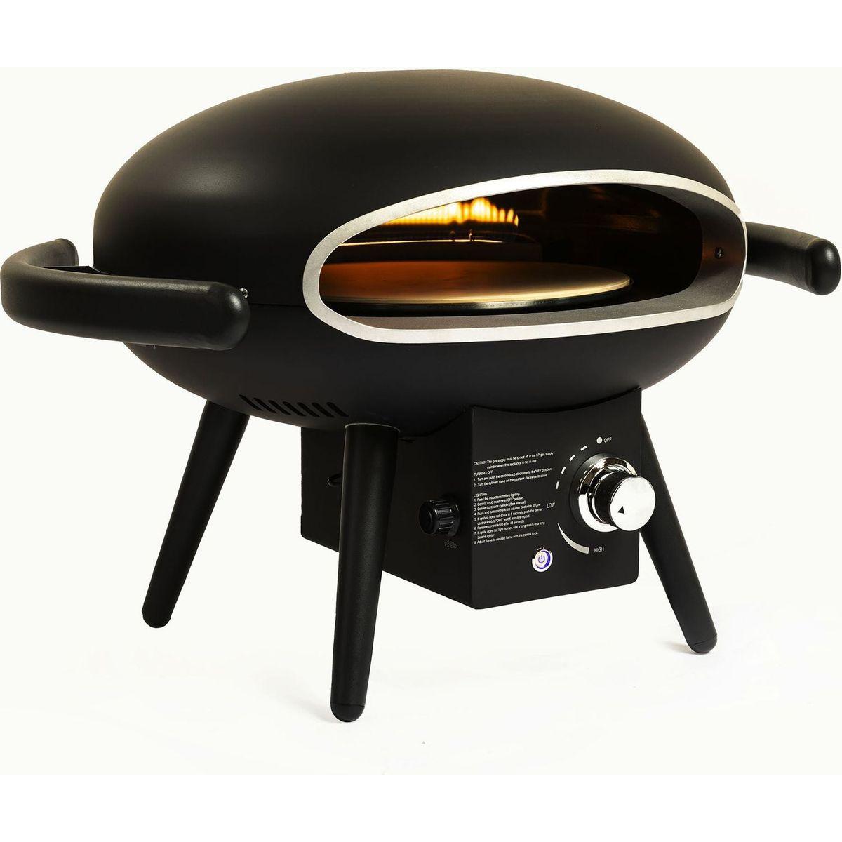 Gas Pizza Oven, Propane Outdoor Pizza Oven, Portable Pizza Oven For 12 Inch Pizzas, With Gas Hose & Regulator