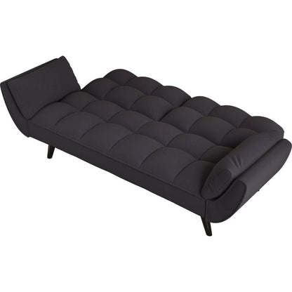 57 "black sofa Soft two armrests throw pillow pillow comfortable fit apartment bedroom small space