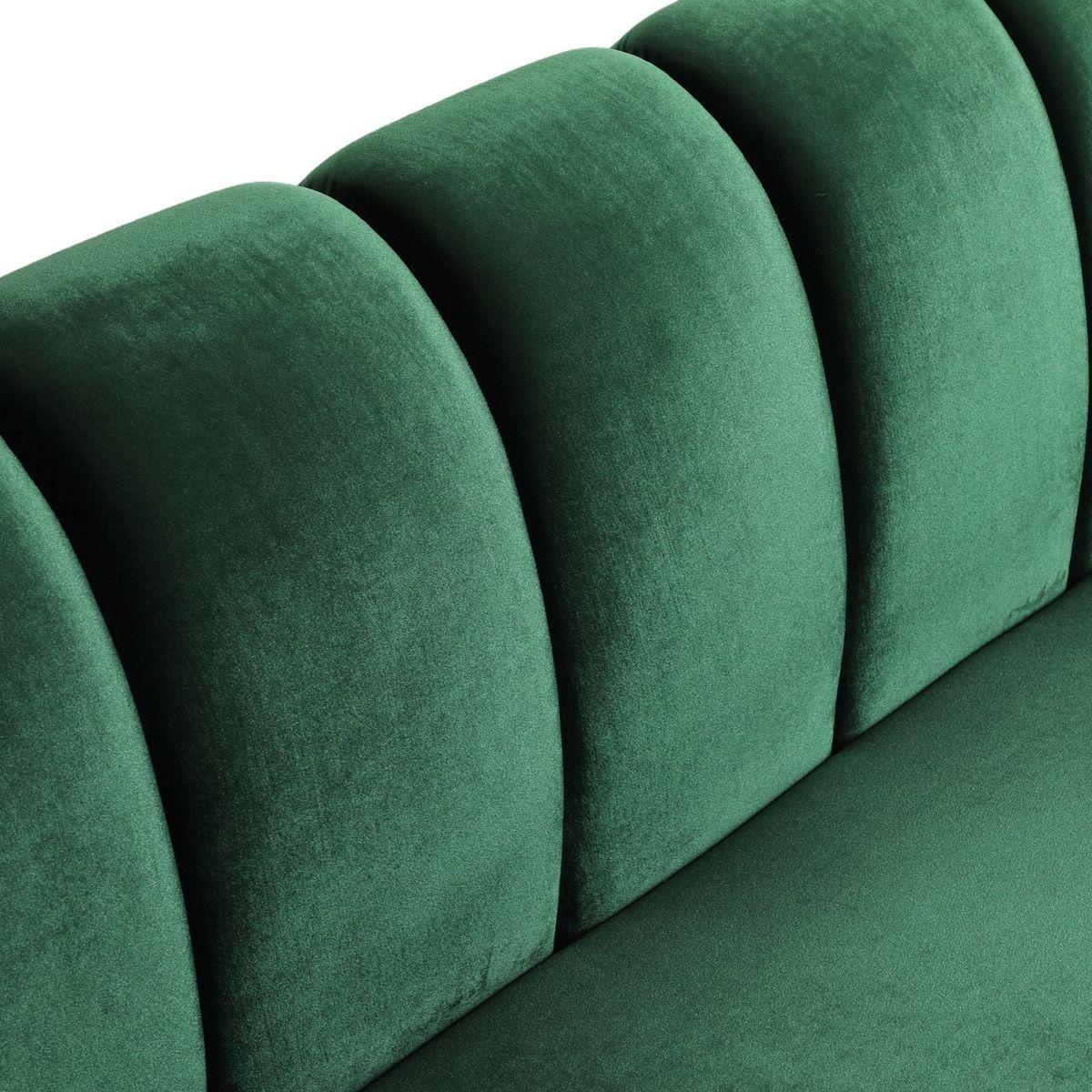 Miranda Velvet 3-Seater Sofa - Streamdale Furniture