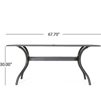 AUSTIN 68" RECTANGLE TABLE