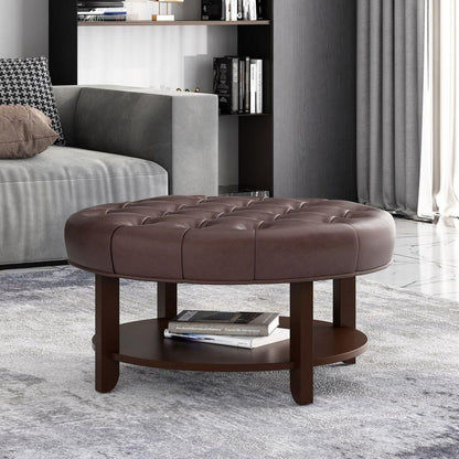 ROUND OTTOMAN