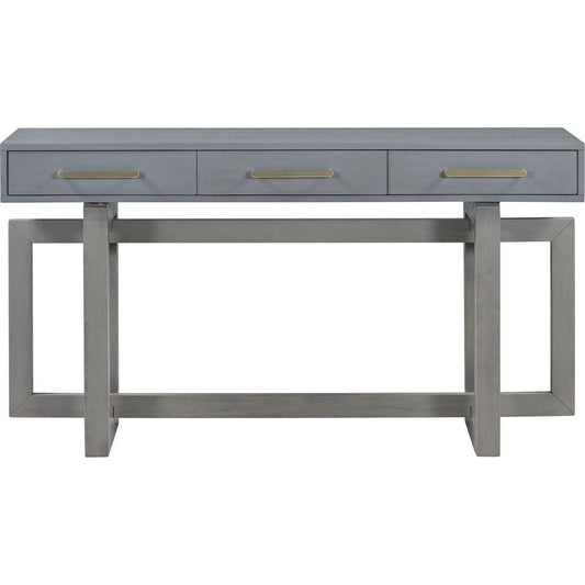 Elegant Console Table with Three Drawers, Extra Long Entryway Table for Entryway, Hallway, Living Room, Foyer, Corridor