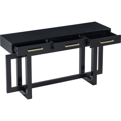 Elegant Console Table with Three Drawers, Extra Long Entryway Table for Entryway, Hallway, Living Room, Foyer, Corridor