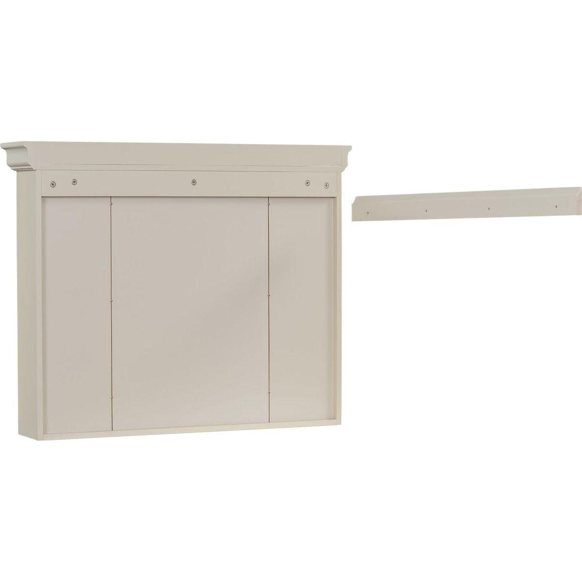 35" x 28" Blue Wall Mounted Bathroom Storage Cabinet with Mirror Door, Modern Bathroom Wall Cabinet with Mirror, Medicine Cabinet with 6 Open Shelves