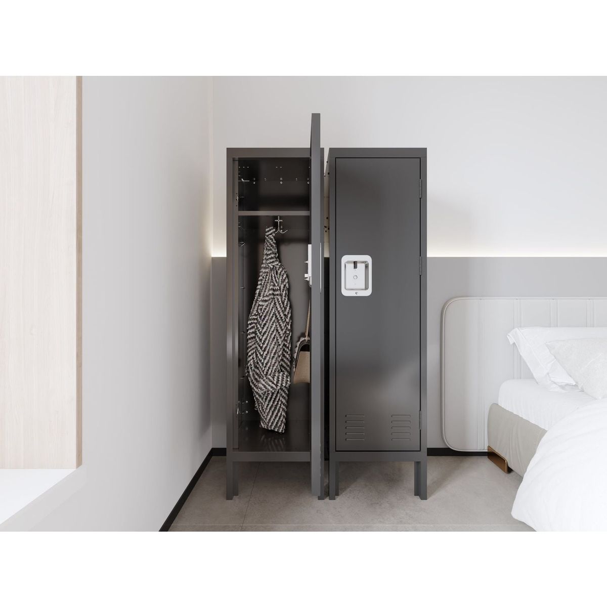 storage cabinet grey