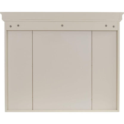 35" x 28" Blue Wall Mounted Bathroom Storage Cabinet with Mirror Door, Modern Bathroom Wall Cabinet with Mirror, Medicine Cabinet with 6 Open Shelves