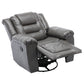 360Swivel and Rocking Home Theater Recliner Manual Recliner Chair with Wide Armrest for Living Room,Bedroom, Grey