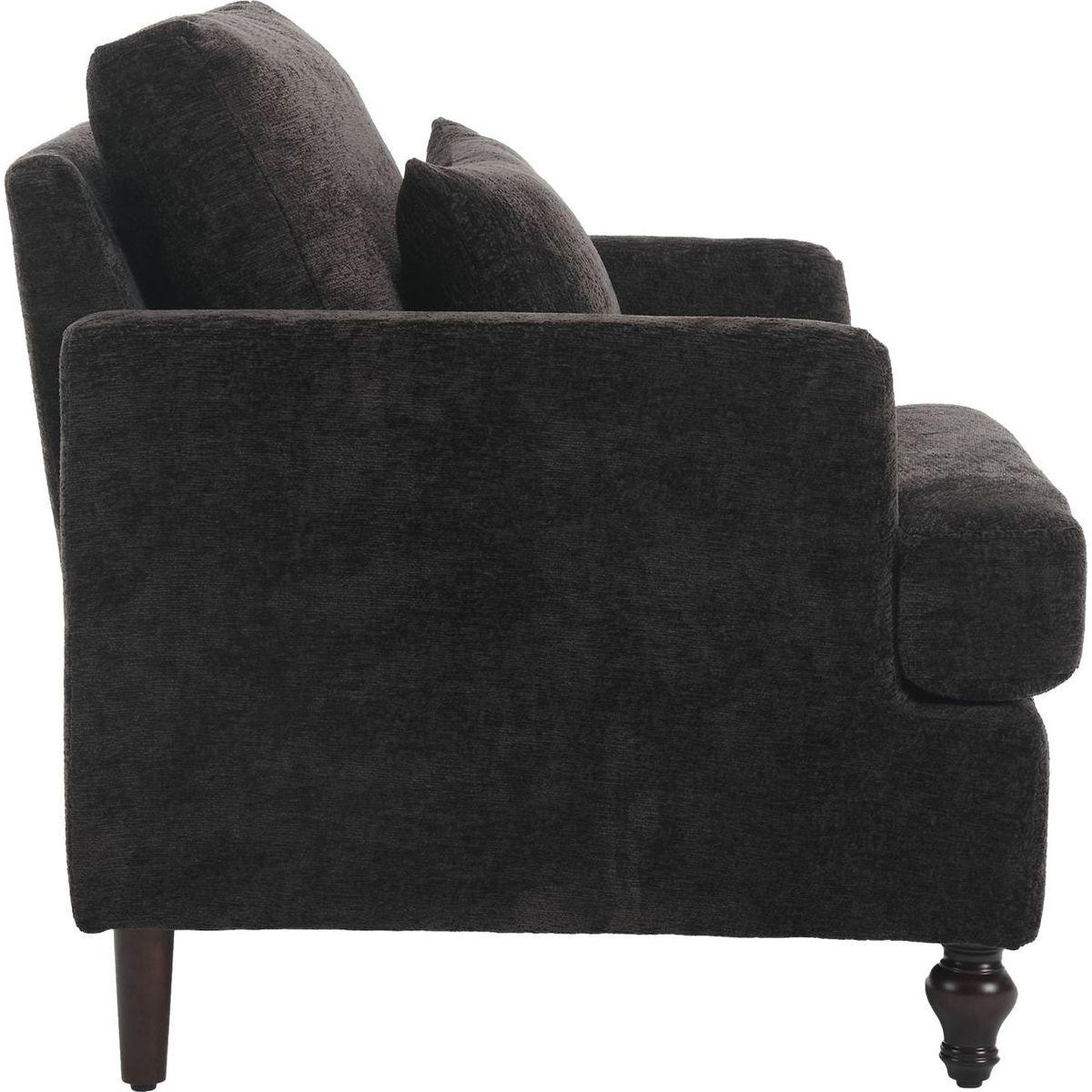 Wood Frame Armchair, Modern Accent Chair Lounge Chair for Living Room