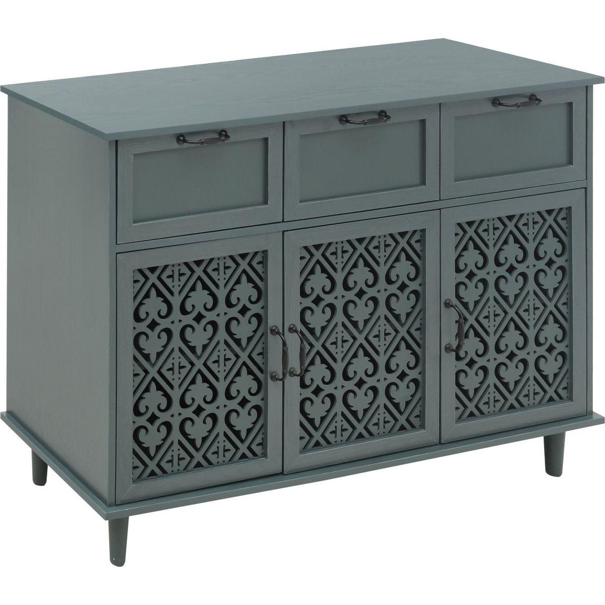 3 Door 3 Drawer Cabinet, American Furniture, Suitable for Bedroom, Living Room, Study