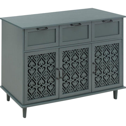 3 Door 3 Drawer Cabinet, American Furniture, Suitable for Bedroom, Living Room, Study