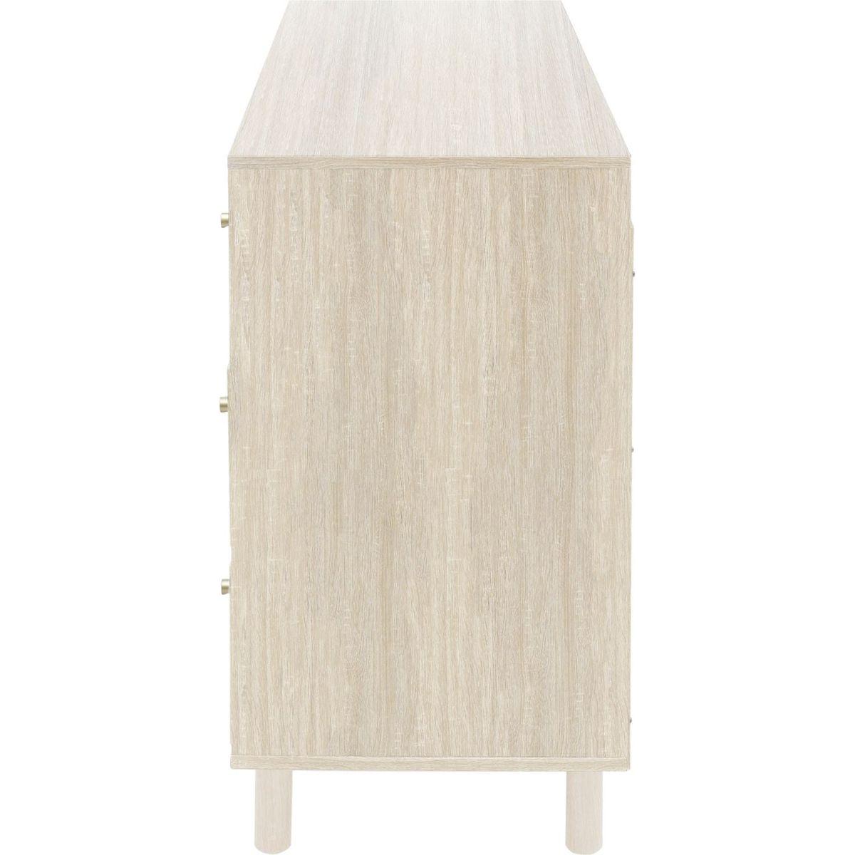 2 Door 3 Drawer Cabinet, Suitable for Bedroom, Living Room, Study