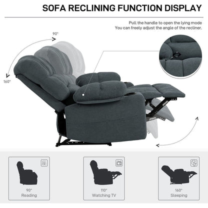Massage Recliner Chair Sofa with Heating Vibration