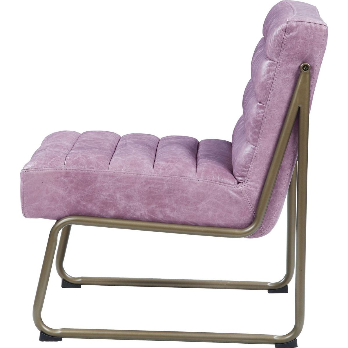 Loria Accent Chair in Wisteria Top Grain Leather