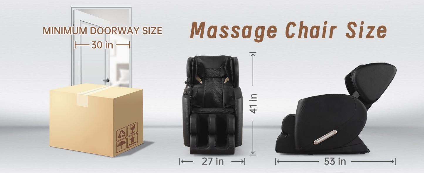 Massage Chair Recliner with Zero Gravity with Full Body Air Pressure