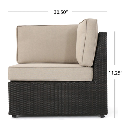 Santa Cruz Outdoor 8-piece Sectional Set