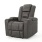 33" Wide Power Standard Recliner Chair with Arm Storage with USB