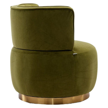 360 Degree Swivel Cuddle Barrel Accent Sofa Chairs, Round Armchairs with Wide Upholstered, Fluffy Velvet Fabric Chair for Living Room, Bedroom, Office, Waiting Rooms