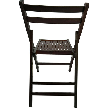 Furniture Slatted Wood Folding Special Event Chair - Cherry, Set of 4, FOLDING CHAIR, FOLDABLE STYLE