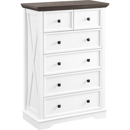 6 Drawer Dresser,6 Drawers cabinet Tall Chest of Drawers Closet Organizers Storage Clothes, cabinet of 6 drawers Living Room