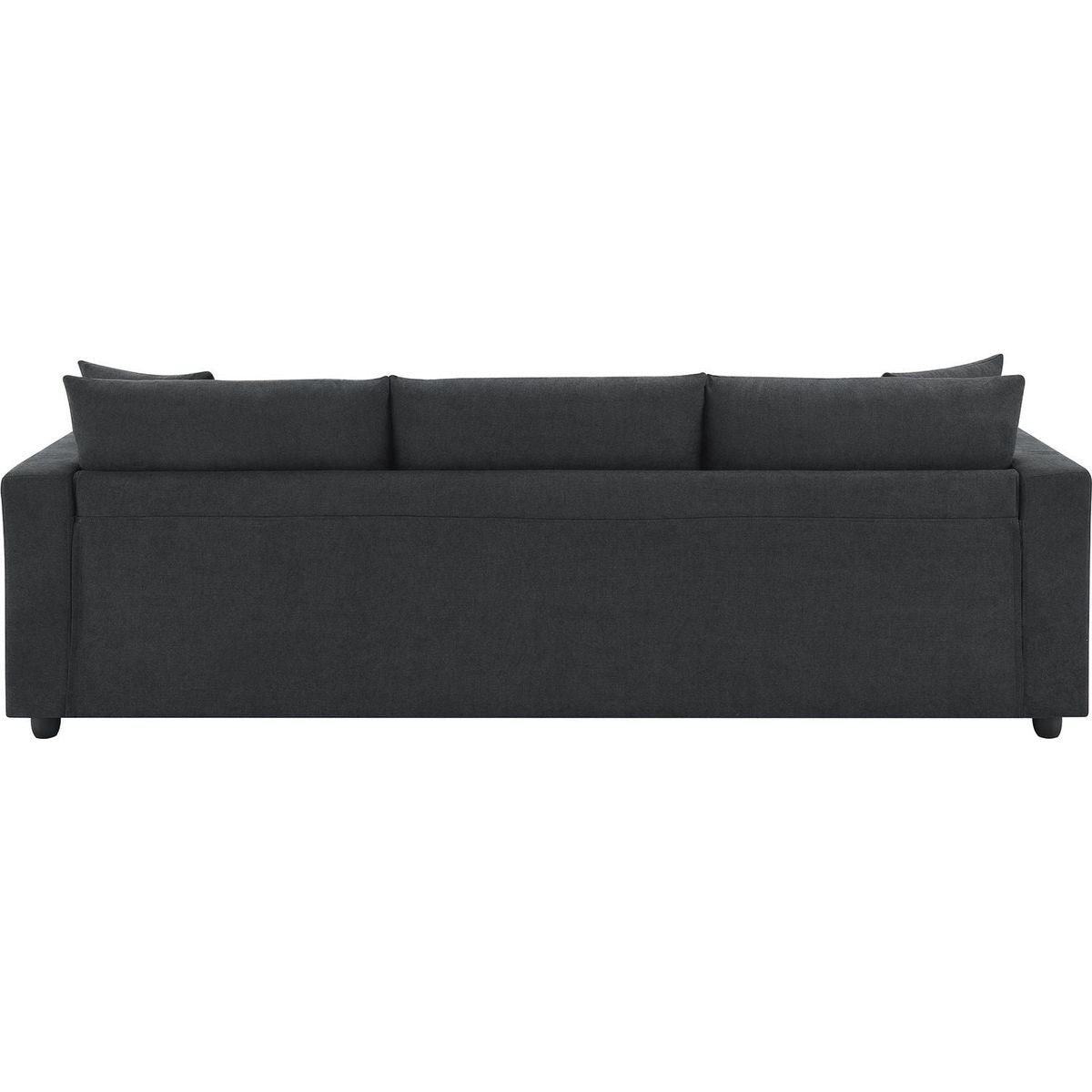 100.4x64.6" Modern Sectional Sofa,L-shaped Couch Set with 2 Free pillows,4-seat Polyester Fabric Couch Set with Convertible Ottoman for Living Room, Apartment, Office,4 Colors