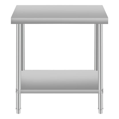 24''*18'' Commercial Work Table for Restaurant and Home Stainless Steel Kitchen Prep Table with Under Shelf